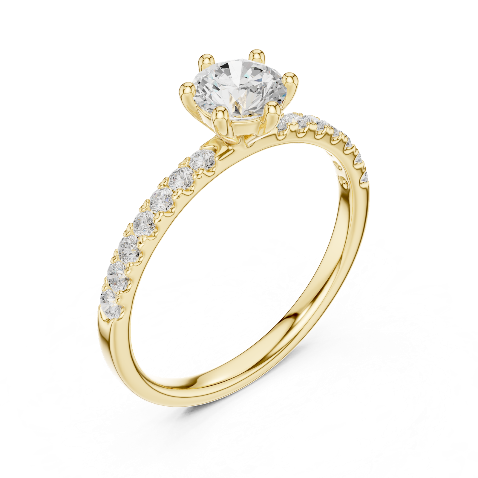 Gold Ring SBWR(36), Yellow Gold, view 2