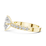 Gold Ring DDLR-1082, Yellow Gold, view 3