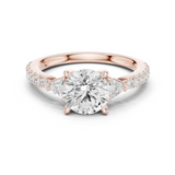 Gold Ring DDLR-863, Rose Gold