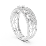 Gold Ring 12-10069@L, White Gold, view 1