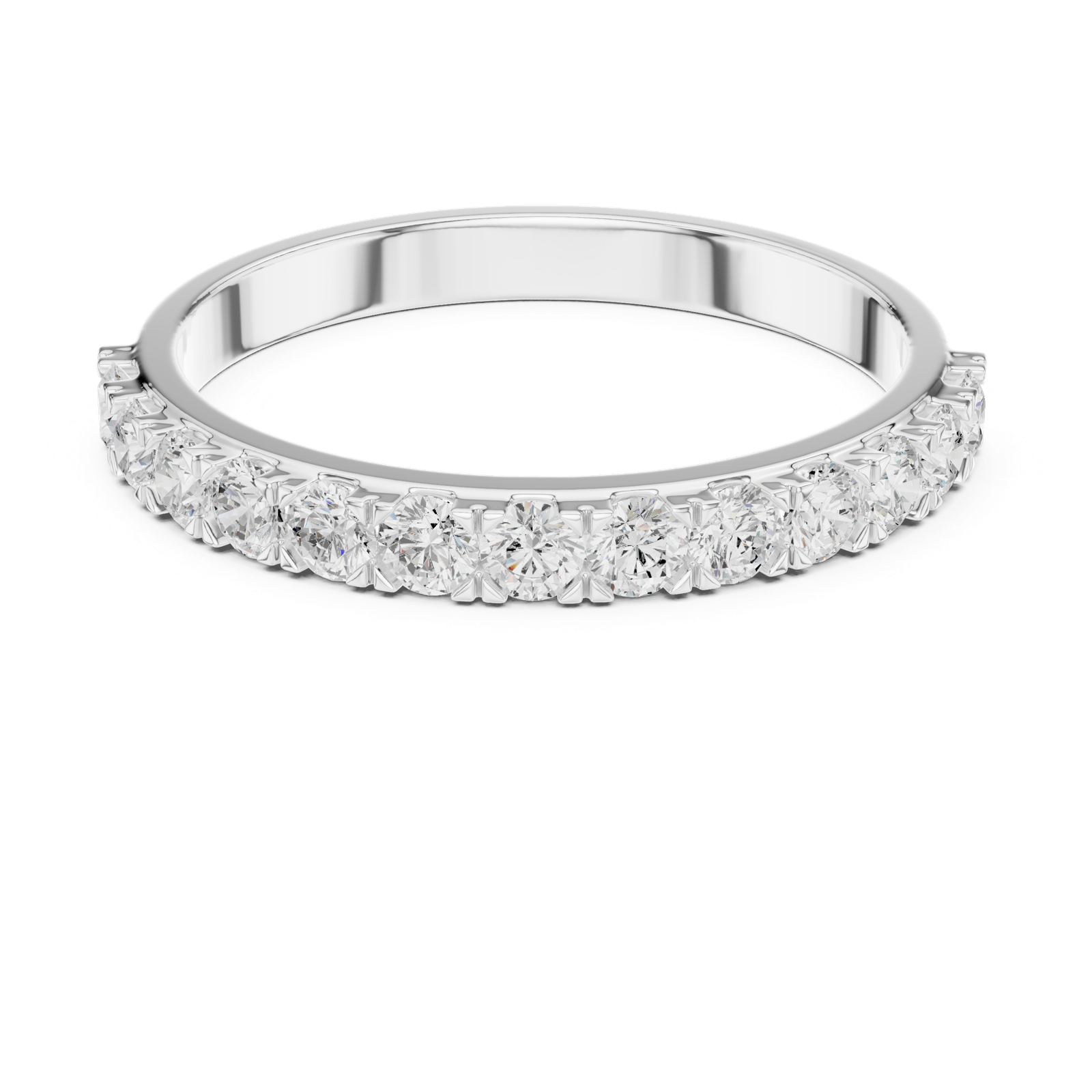 Gold Ring DDLR-696, White Gold, view 4