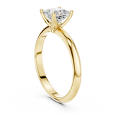 Gold Jewelry L36-6, Princess center stone, Yellow Gold, view 1