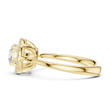 Gold Ring DDLR-652, Yellow Gold, view 3