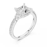 Gold Ring DDLR-861, White Gold, view 2