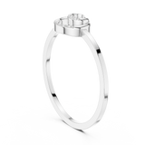 Gold Ring DDLR-686, White Gold, view 1