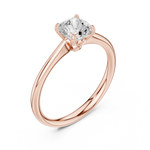 Gold Ring DDLR-801, Rose Gold, view 2