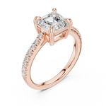 Gold Ring DDLR-875, Rose Gold, view 2