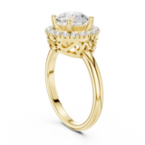 Gold Ring DDLR-687, Yellow Gold, view 1