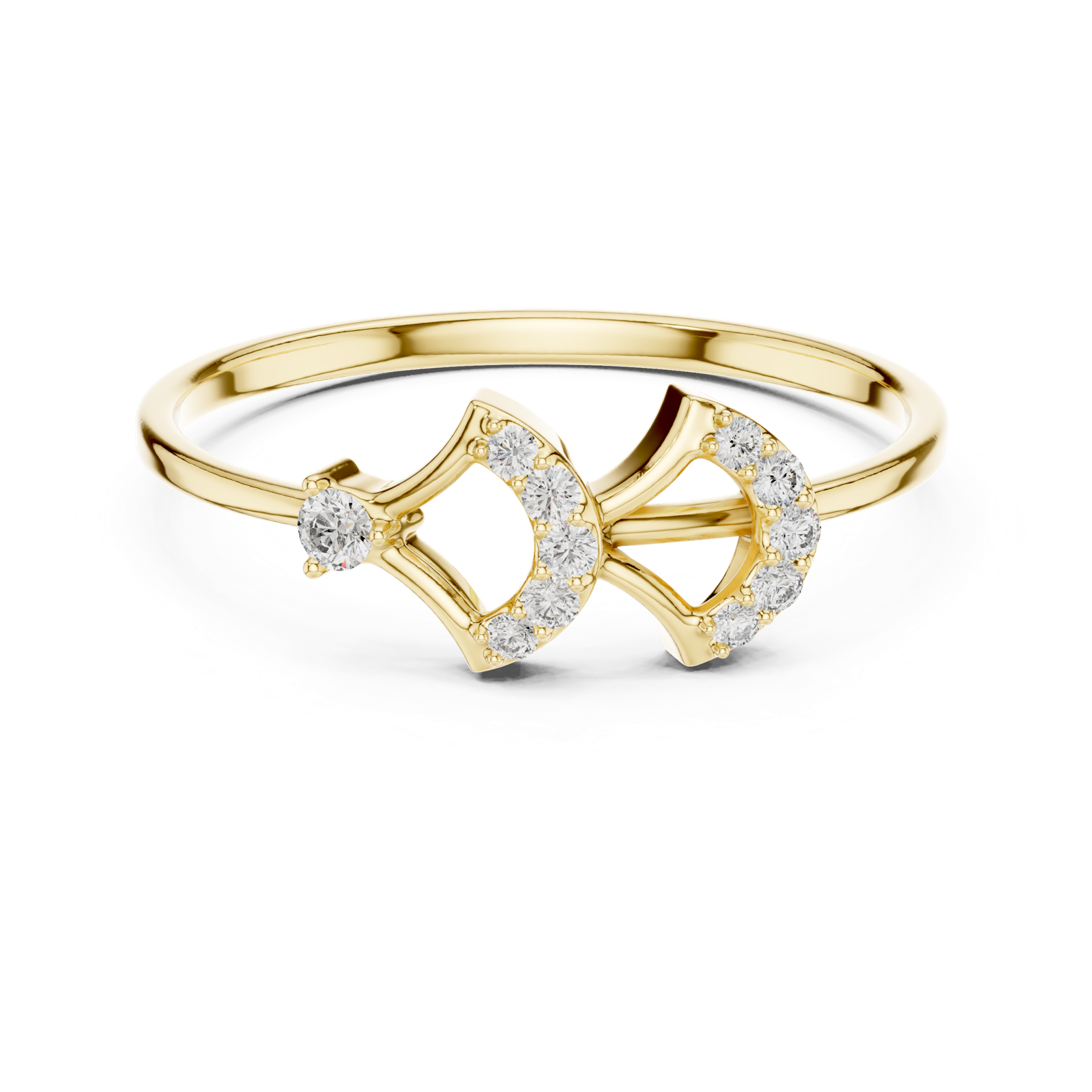 Gold Ring 1 (150), Yellow Gold, view 4