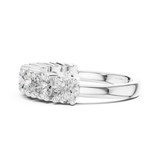 Gold Ring DDLR-619, White Gold, view 3