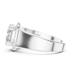 Gold Ring DDLR-362, White Gold, view 3