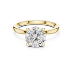 Gold Ring DDLR-170, Yellow Gold, view 4