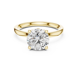 Gold Ring DDLR-170, Yellow Gold, view 4