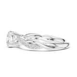 Gold Ring DDLR-641, White Gold, view 3