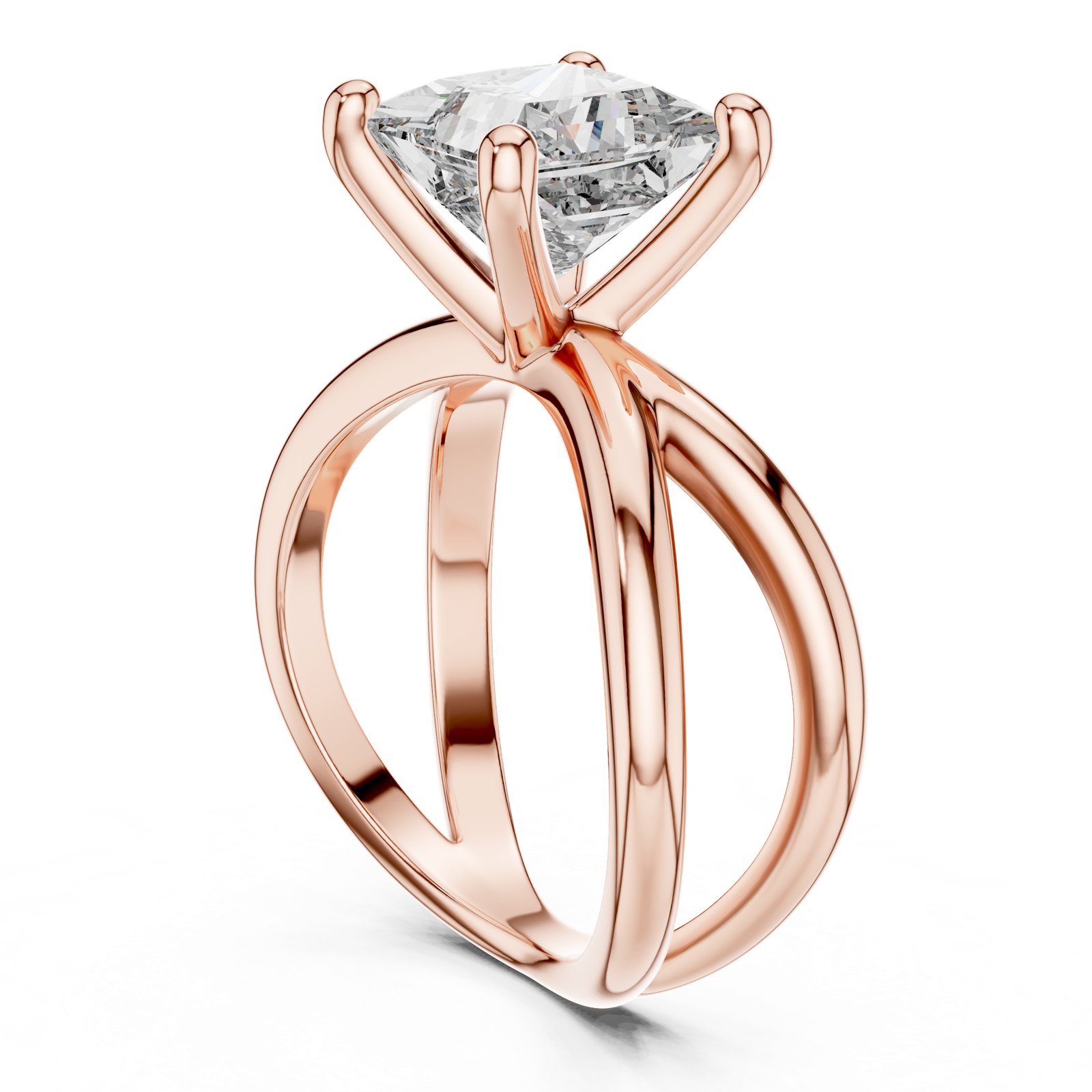 Gold Ring DDLR-051, Rose Gold