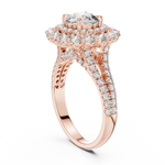 Gold Ring DDLR-011, Rose Gold, view 1