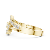 Gold Ring ALR-159, Yellow Gold, view 3