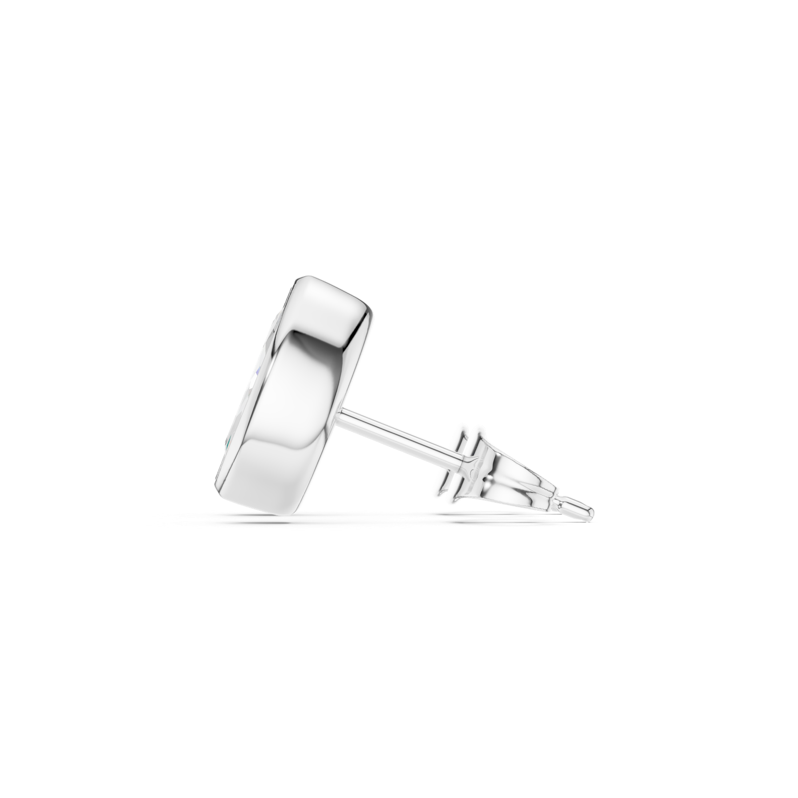 Gold Jewelry DDER-001, Marquise center stone, White Gold, view 3