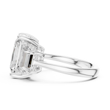 Gold Ring DDLR-746, White Gold, view 3