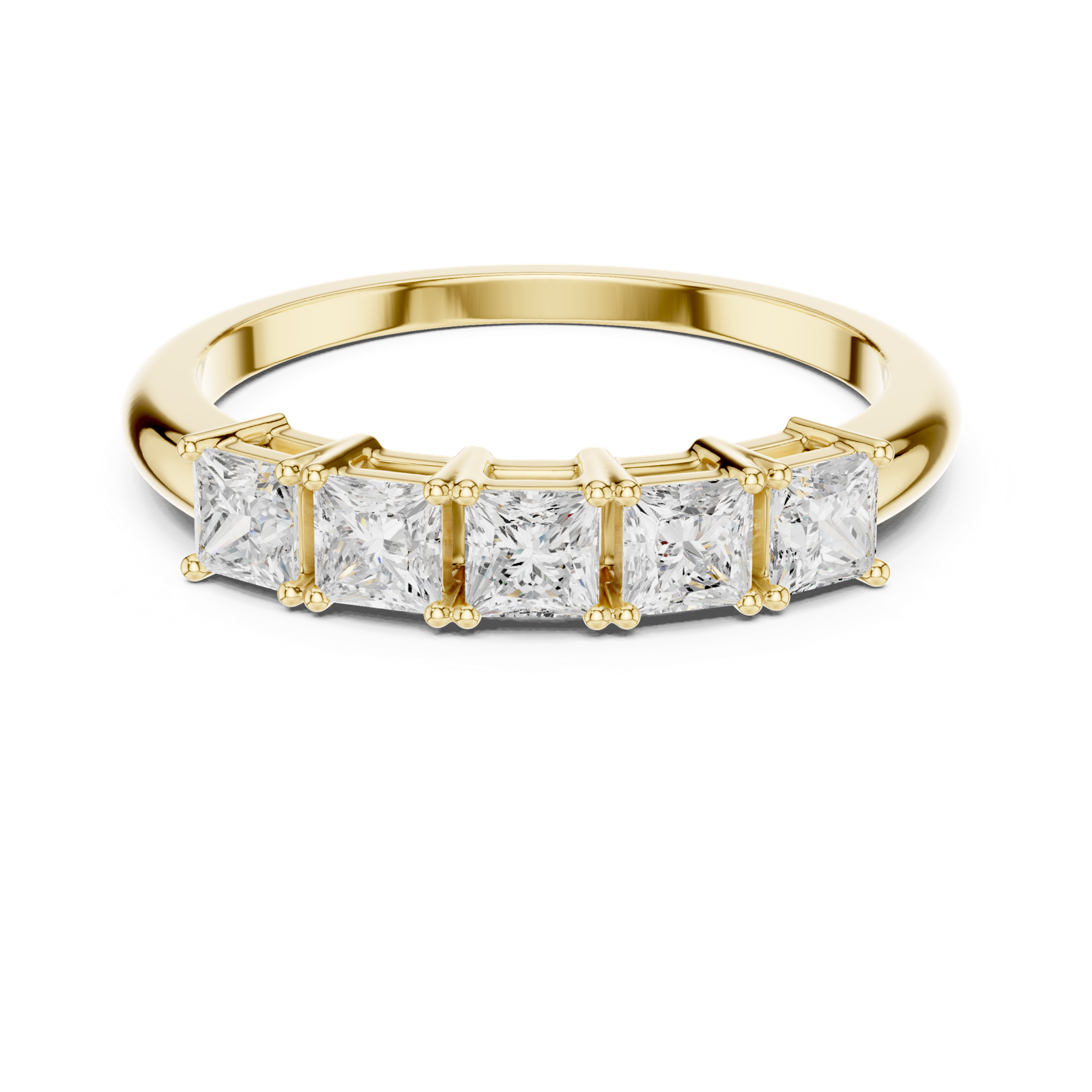 Gold Ring DDLR-424, Yellow Gold, view 4