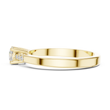 Gold Ring DDLR-838, Yellow Gold, view 3