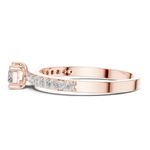 Gold Ring ALR-80, Rose Gold, view 3