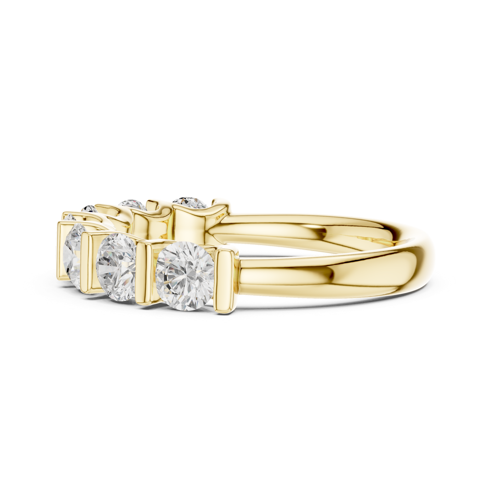 Gold Ring DDLR-669, Yellow Gold, view 3