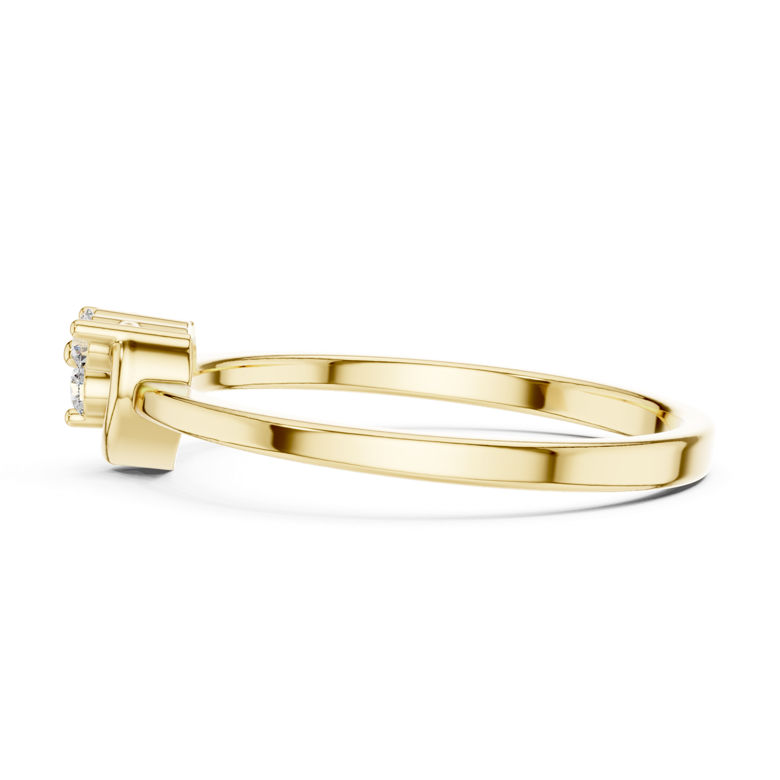 Gold Ring LR-01 (94), Yellow Gold, view 3