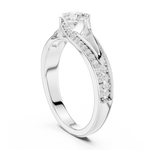 Gold Ring LR-0305, White Gold, view 1