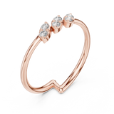 Gold Ring 1 (234), Rose Gold, view 2