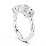 Gold Ring DDLR-613, White Gold, view 1