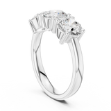 Gold Ring DDLR-613, White Gold, view 1