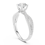 Gold Ring LR-0333, White Gold
