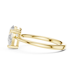 Gold Ring DDLR-500, Yellow Gold, view 3