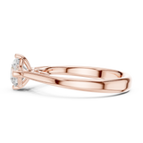Gold Ring DDLR-556, Rose Gold, view 3