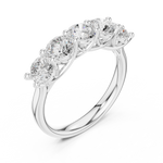 Gold Ring DDLR-719, White Gold, view 2