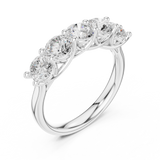 Gold Ring DDLR-719, White Gold, view 2