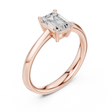 Gold Ring DDLR-537, Rose Gold, view 2