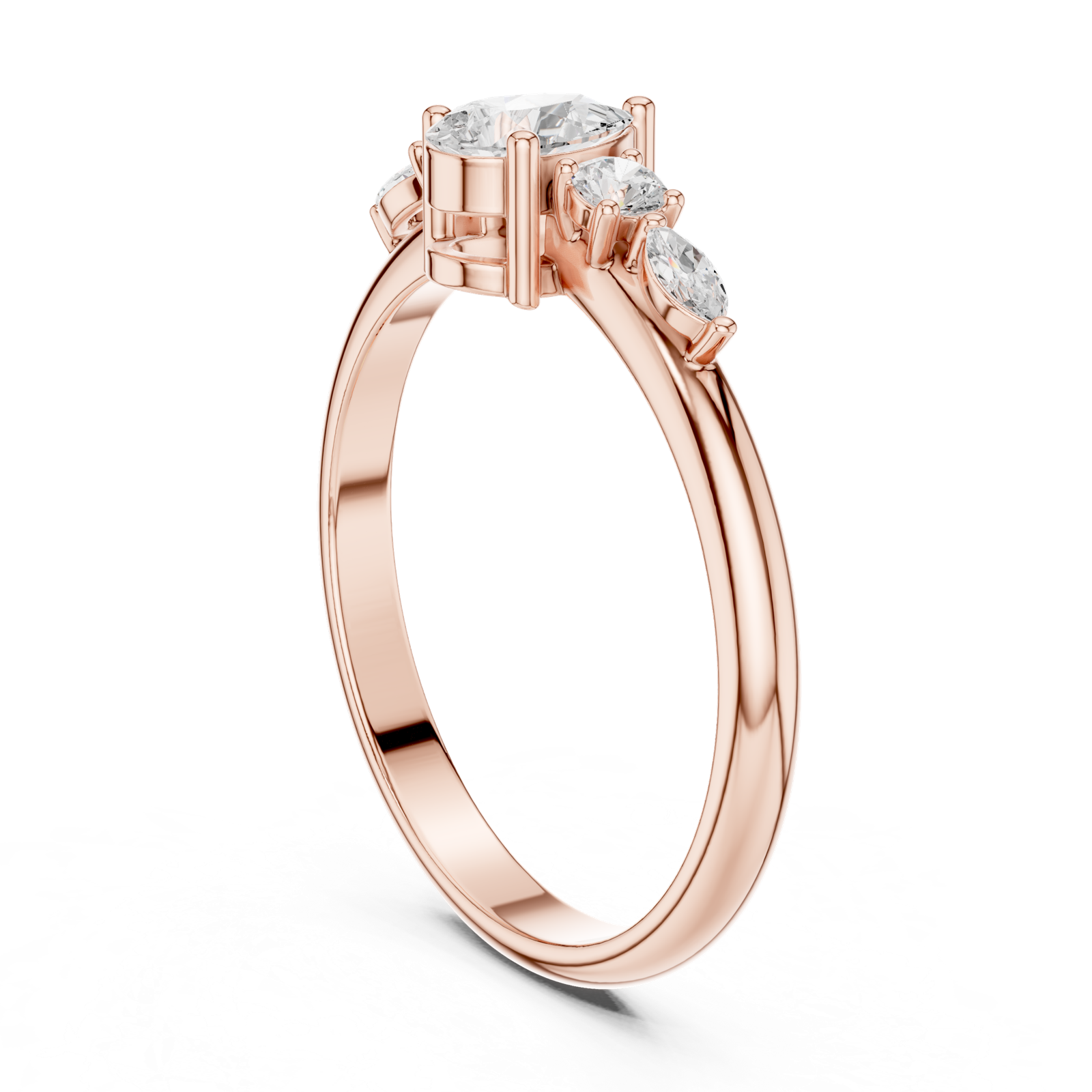 Gold Ring HLR-91, Rose Gold