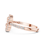 Gold Ring LR-01 (69), Rose Gold, view 3