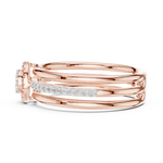 Gold Ring 12-10060@L, Rose Gold, view 3