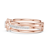 Gold Ring 12-10060@L, Rose Gold, view 3