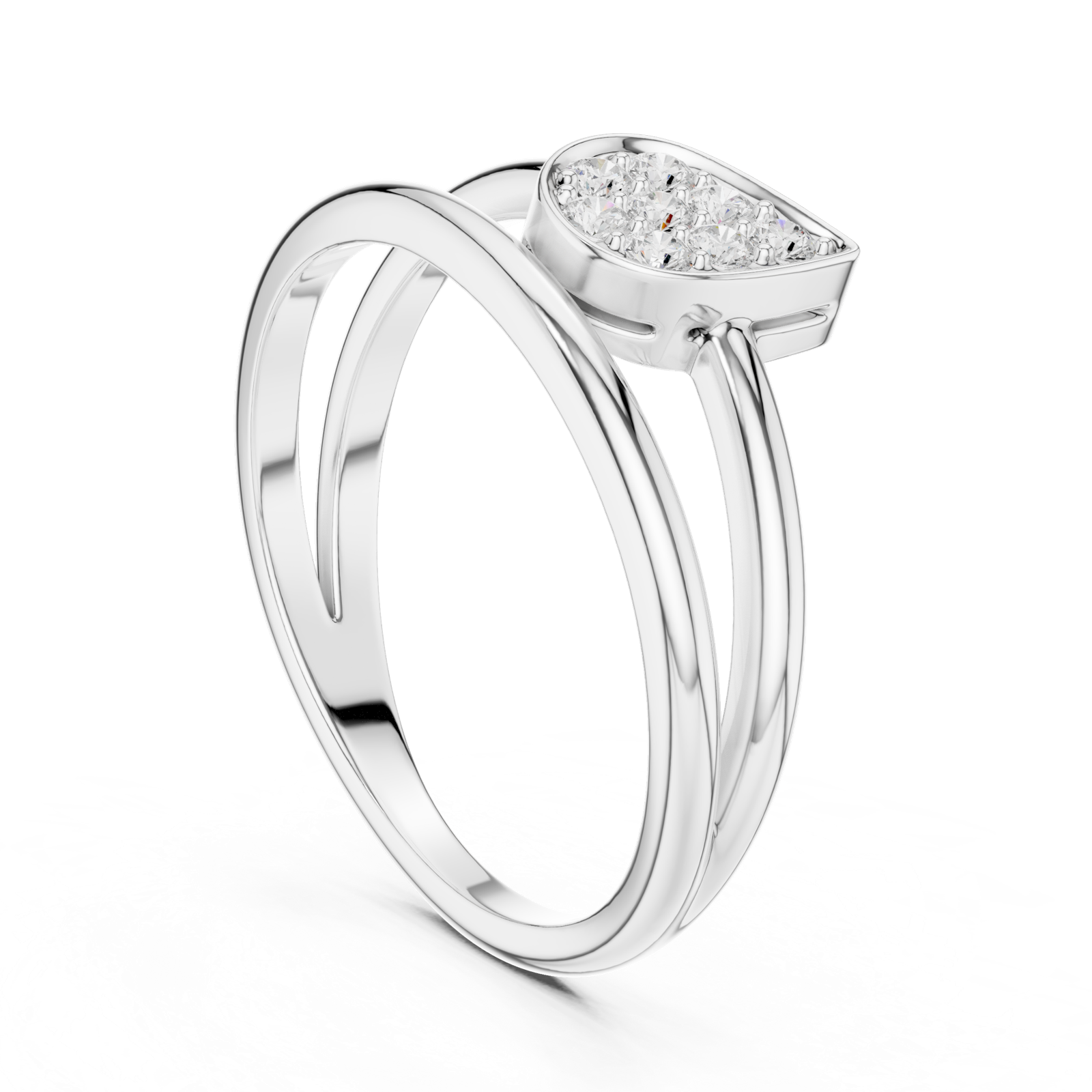 Gold Ring SBWR(63), White Gold