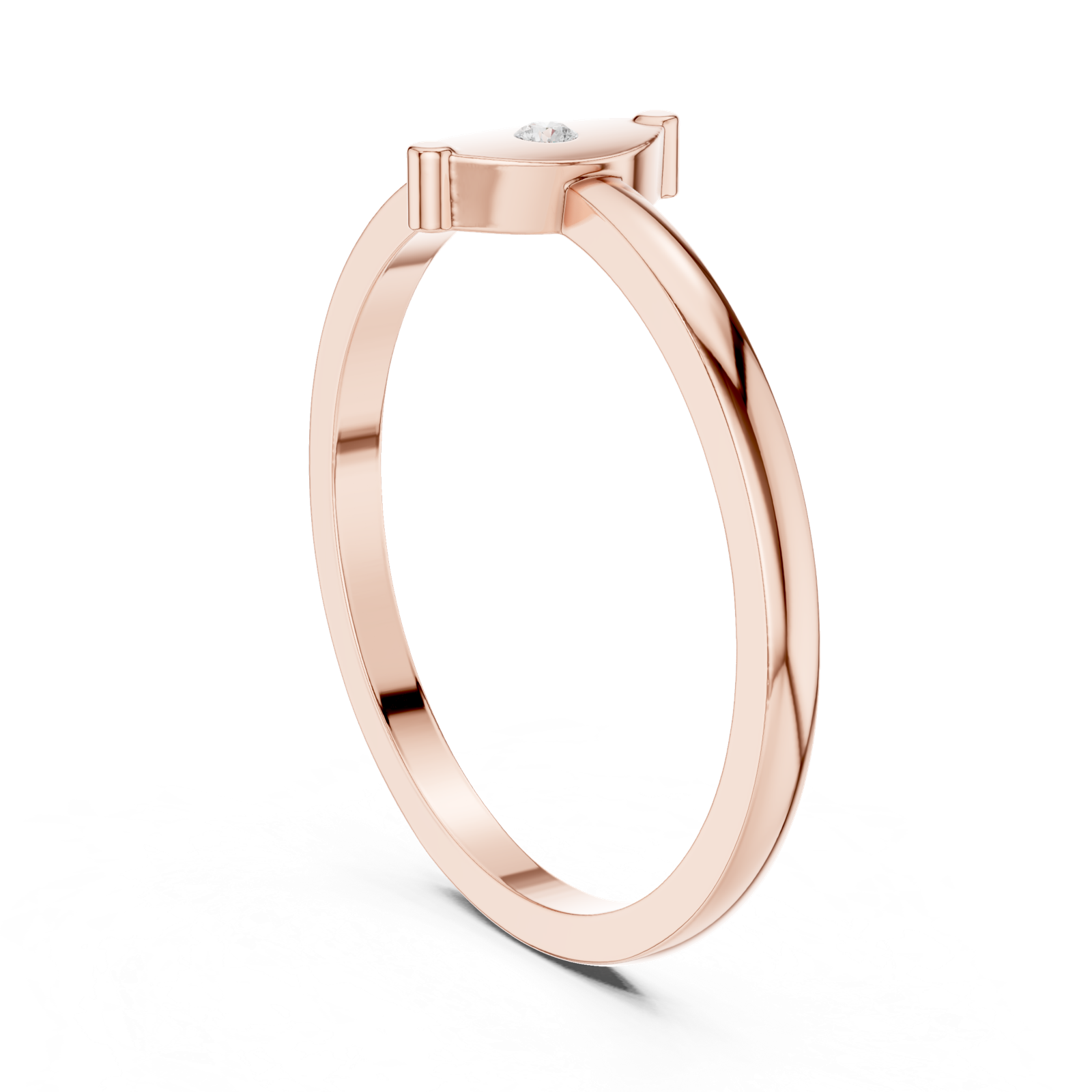 Gold Ring DDLR-466, Rose Gold