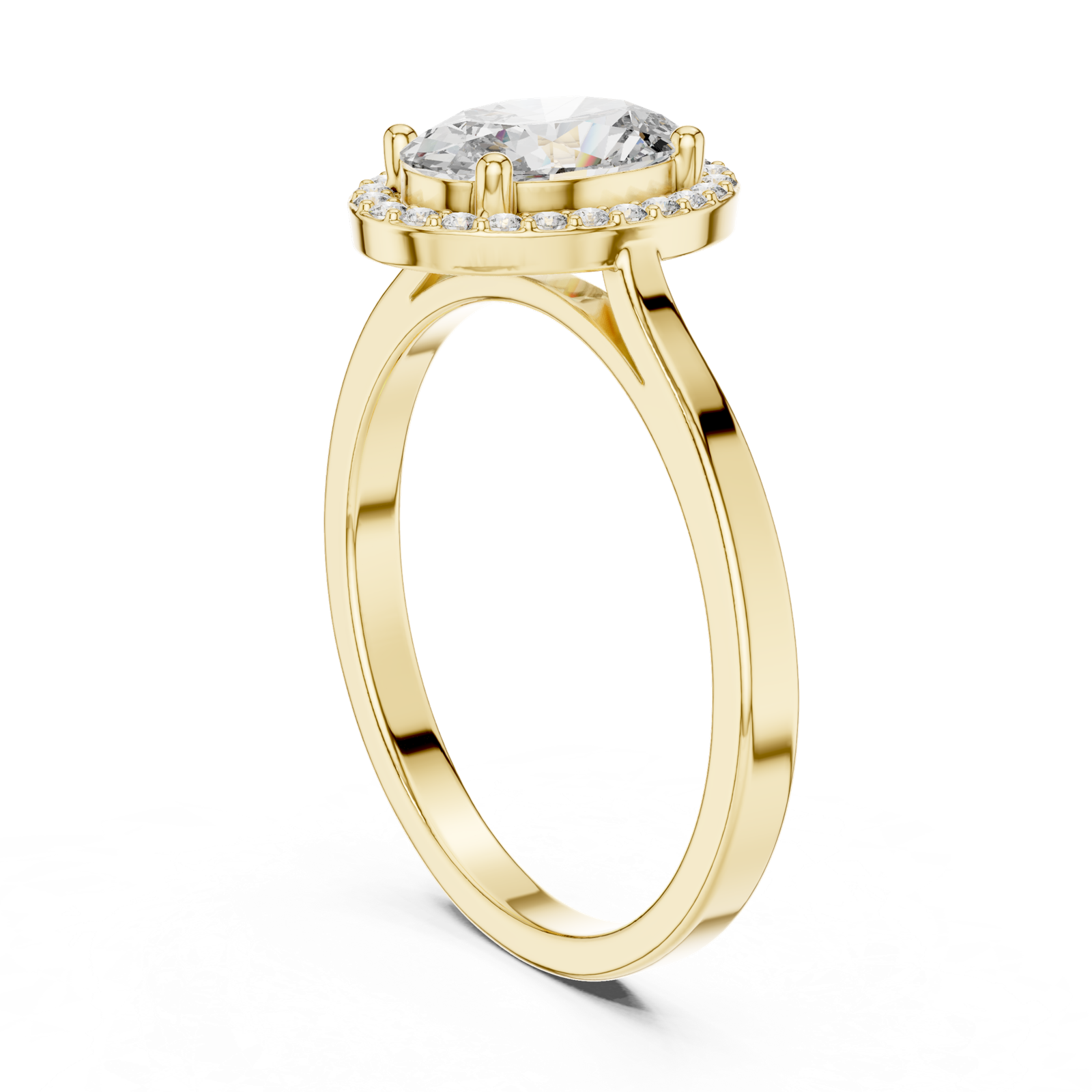 Gold Ring ALR-116, Yellow Gold