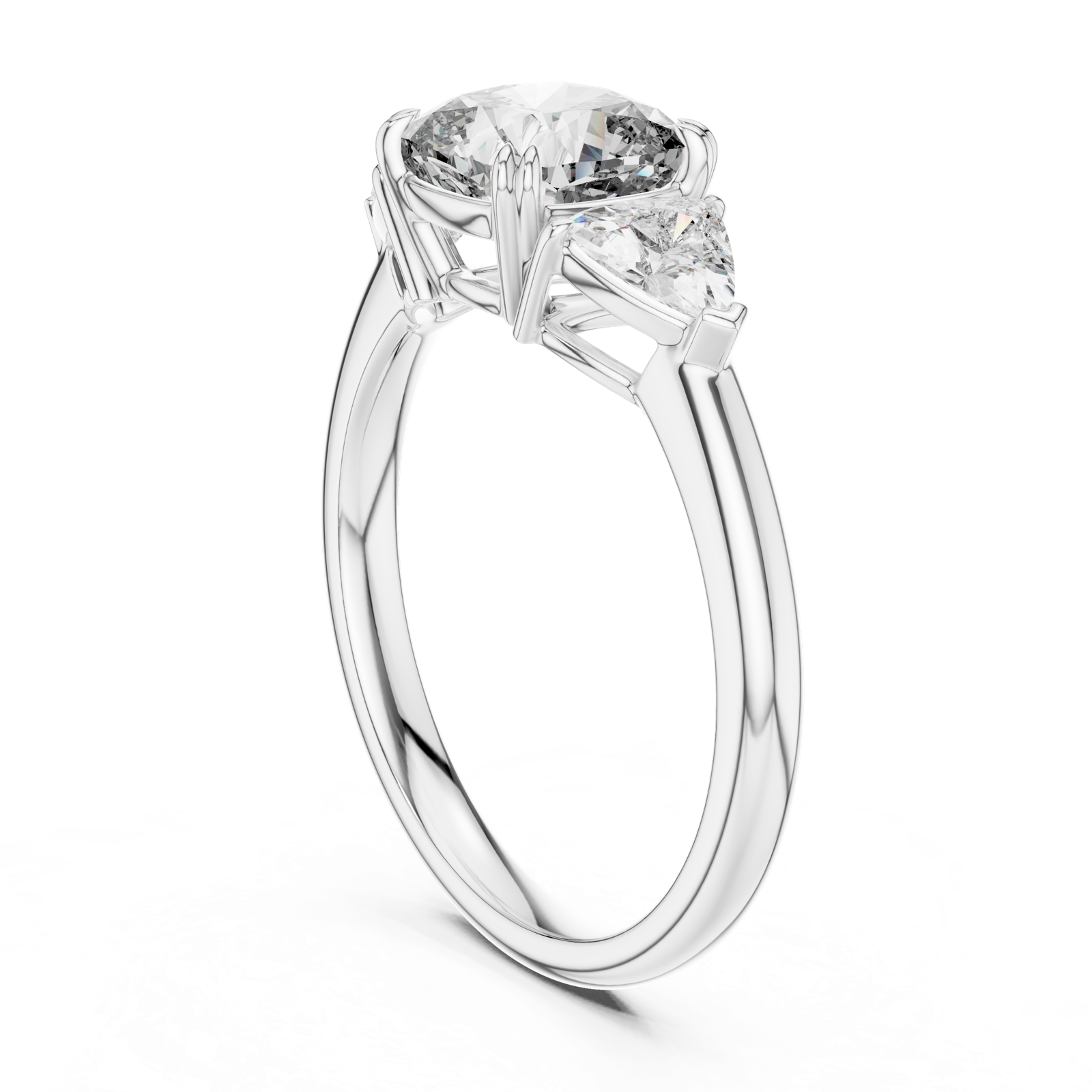 Gold Ring DDLR-034, White Gold