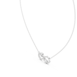 Gold Pendant GPD-0016, White Gold, view 2