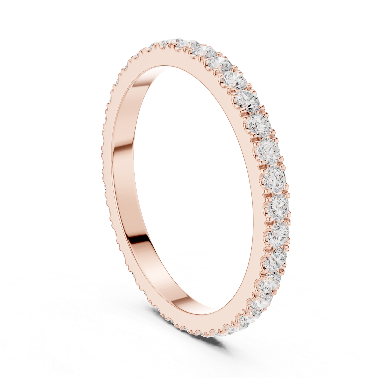 Gold Ring DDLR-1115, Rose Gold, view 1