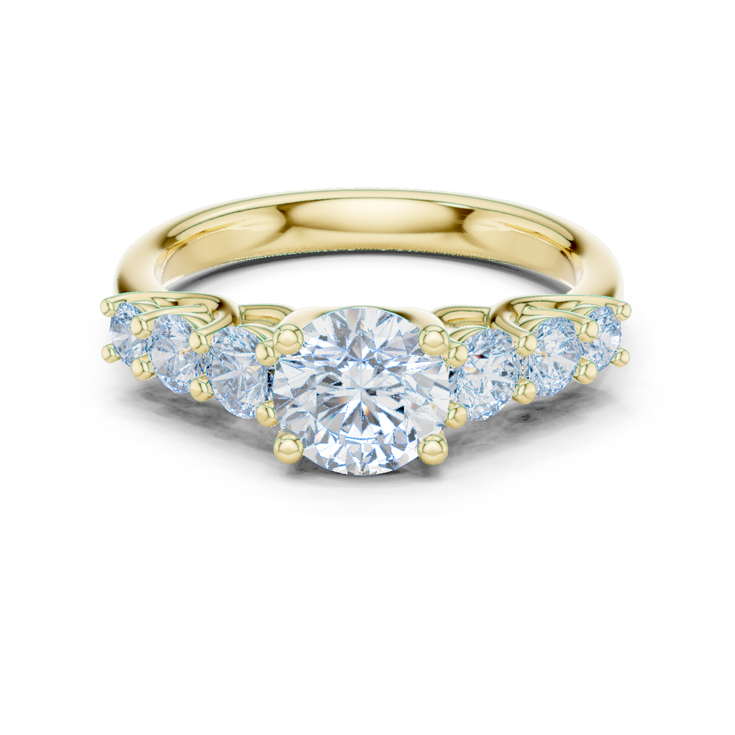Gold Ring DDLR-681, Yellow Gold
