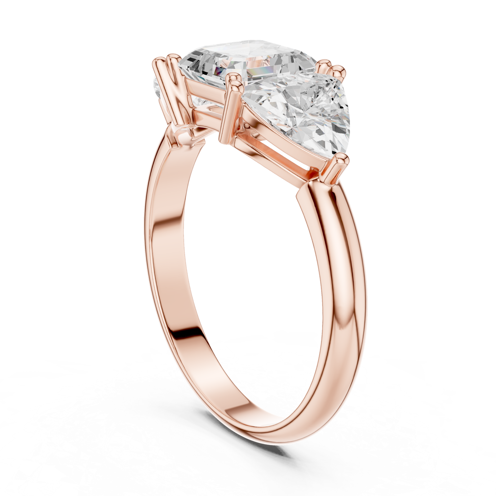 Gold Ring DDLR-1116, Rose Gold, view 1